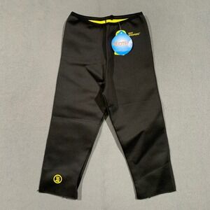NWT Hot Shapers Neotex Smart Fabric Womens L Capri Pants Black L Sweat More
